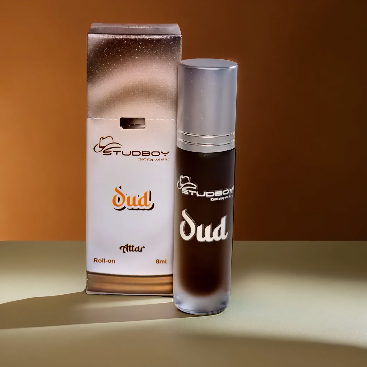 StudBoy Natural Oud Attar, Unisex, 8ml Roll-On