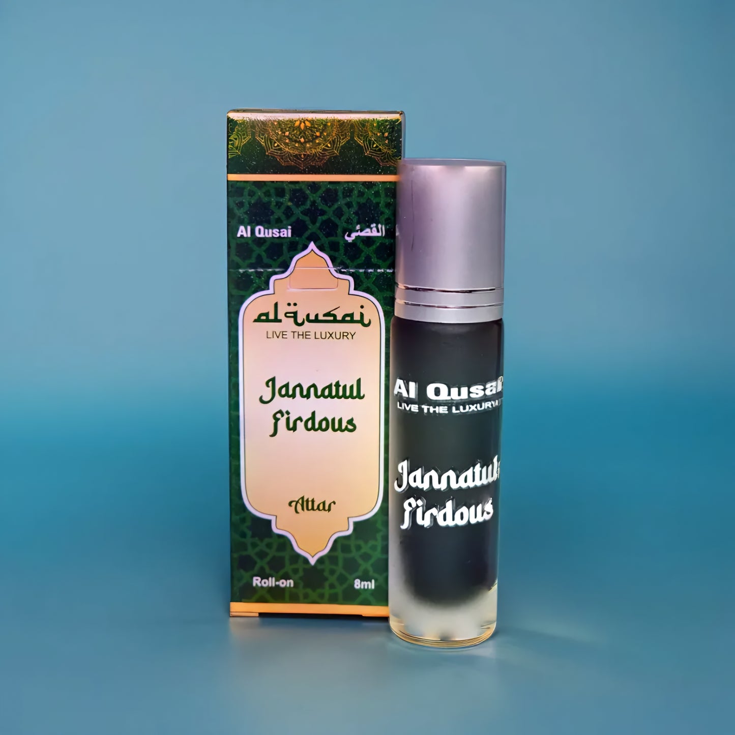 Al Qusai Jannatul Firdous Attar, Unisex, 8ml Roll-On