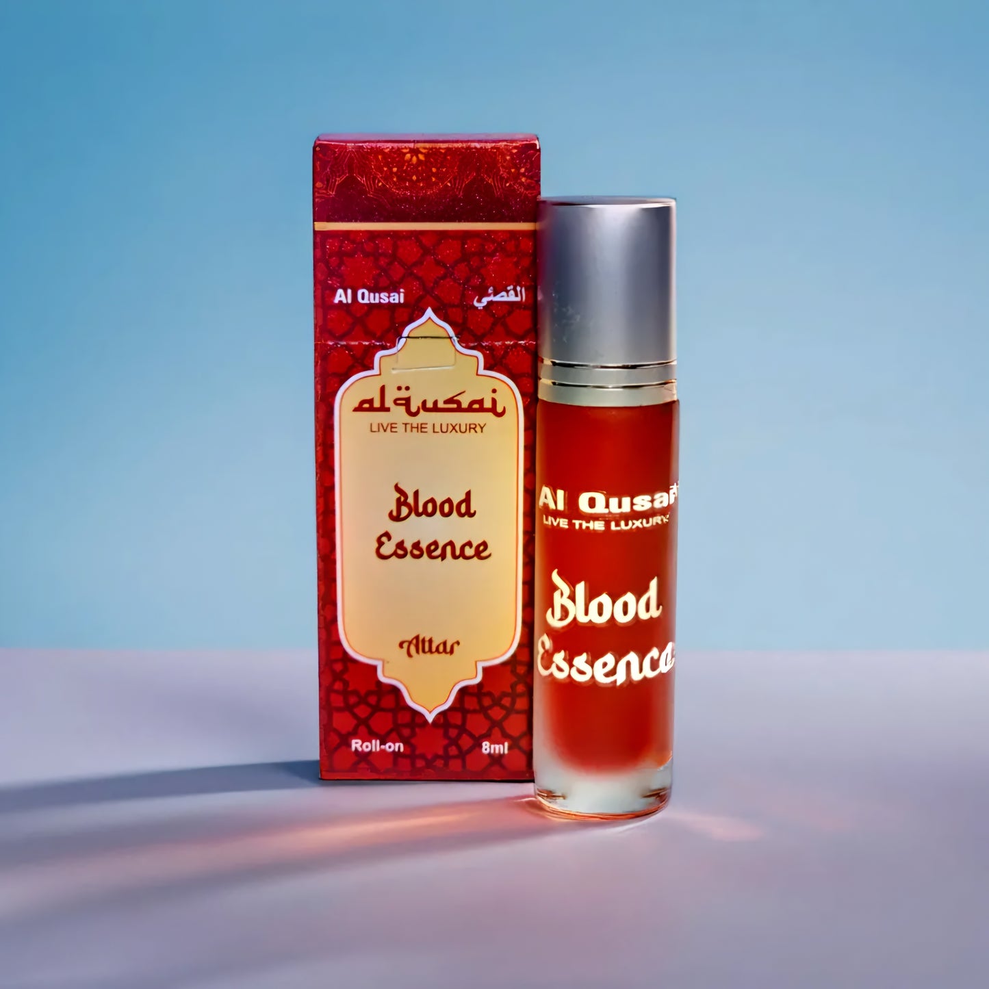 Al Qusai Blood Essence Attar, Unisex, 8ml Roll-On