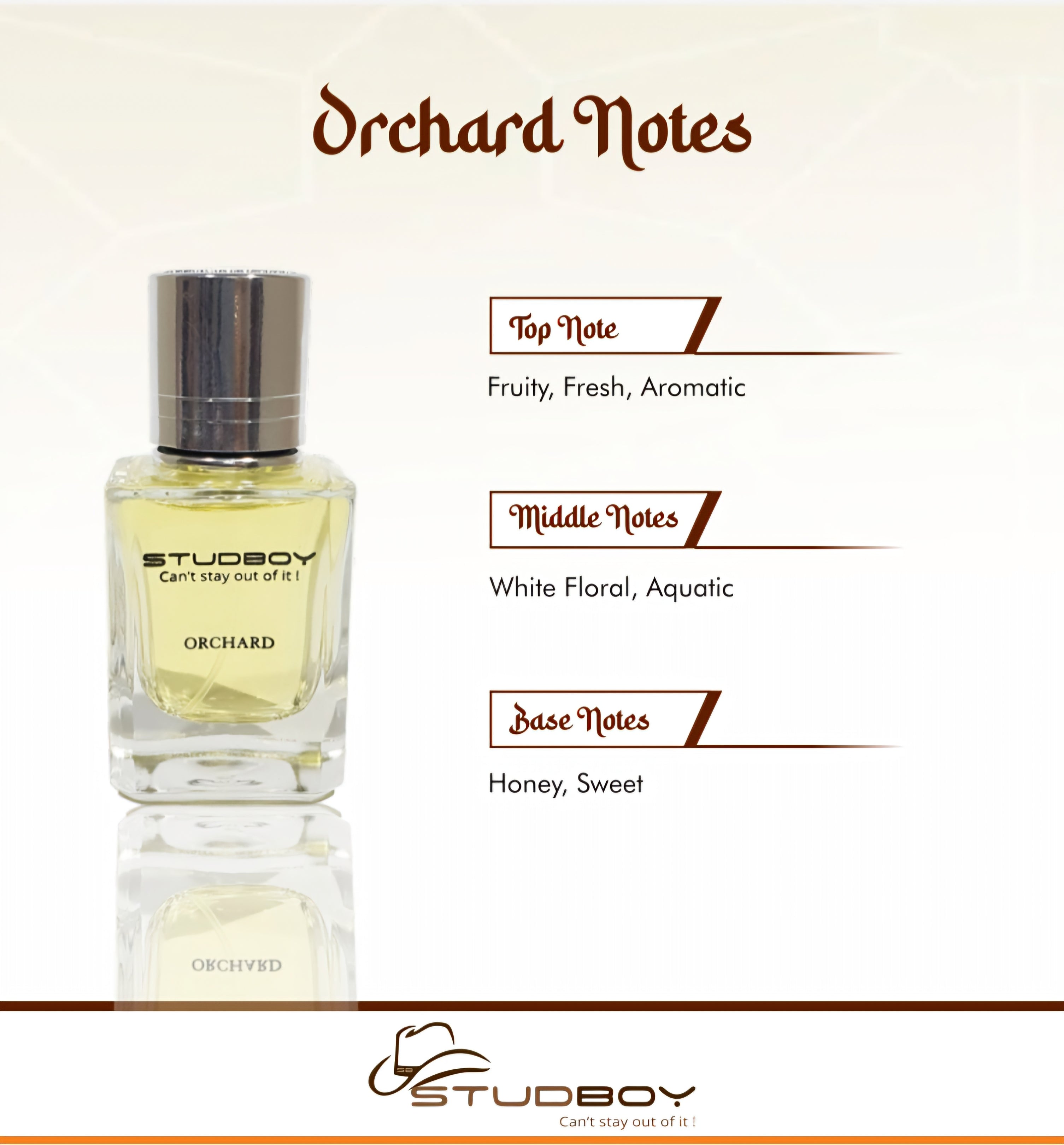 StudBoy Orchard Perfume/Parfum, Unisex, 50ml (without box)